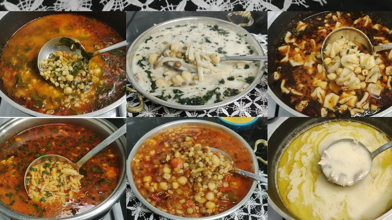 7 Çeşit❗ Çok Pratik ve Lezzetli Çorba Tarifi 👌Çorba Tarifleri 👌