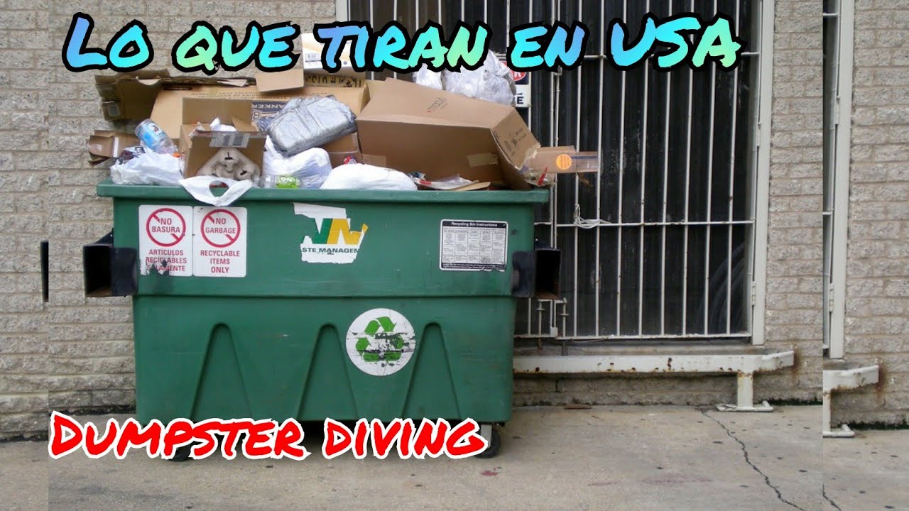 lo que tiran en usa🇺🇸🇲🇽 DUMPSTER DIVING.  y restauracion de cosas encontradas