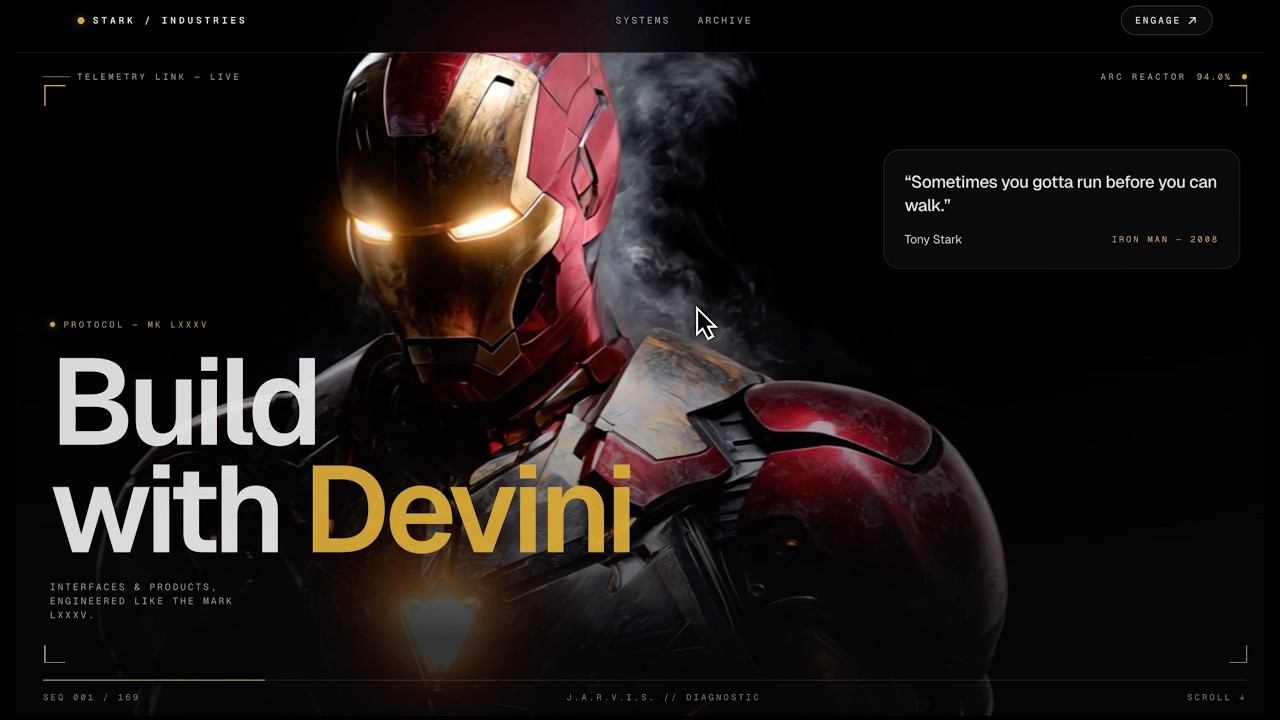 Create Interactive 3D Scrolling Effects Like Iron Man