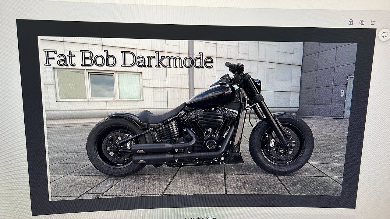Dark Parts Motorcycles - Customized Harley-Davidson Softail Fat Bob 114