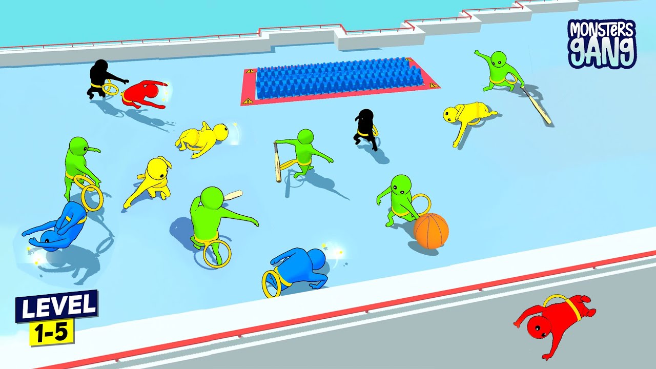 Monsters Gang 3D (Level 1-5) Android Gameplay