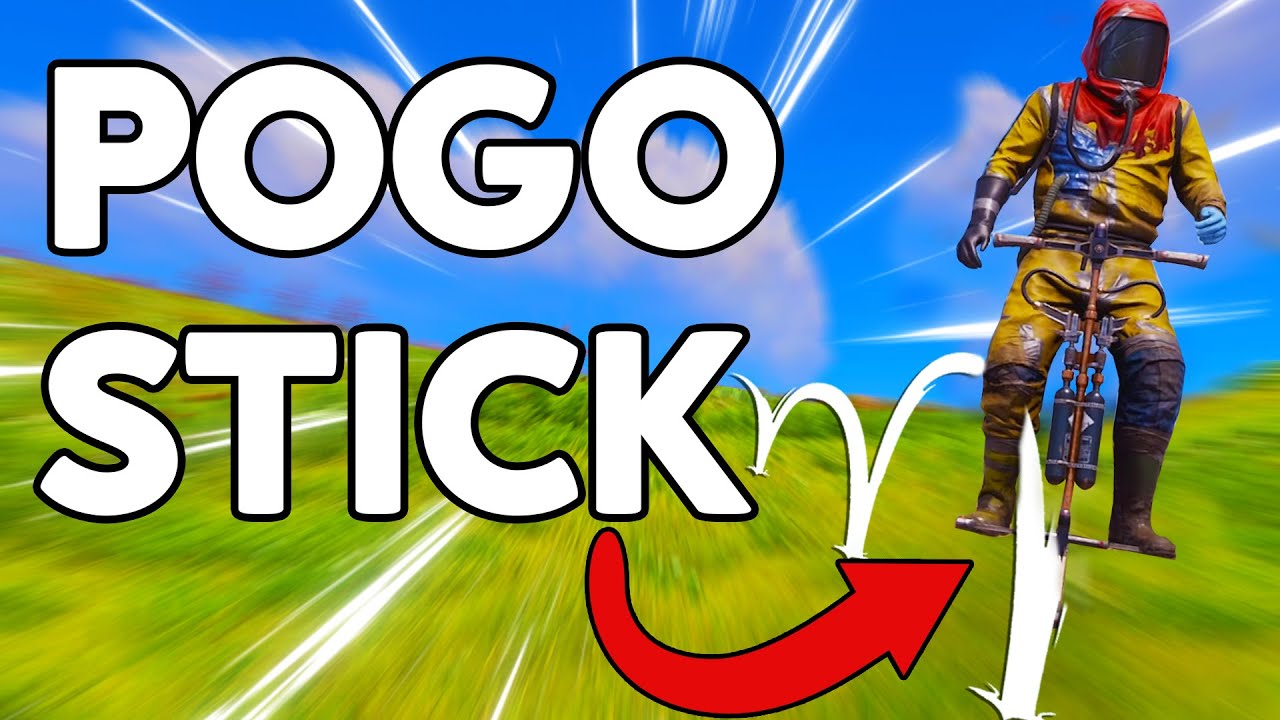 We gave 100 players Pogo Sticks in Rust - Rust Modded