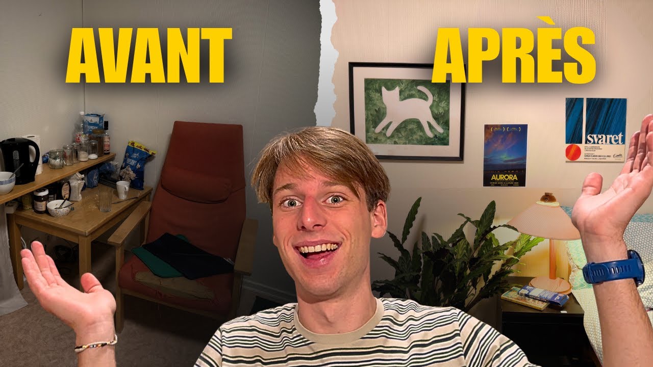Je TRANSFORME ma chambre Erasmus en Suède !
