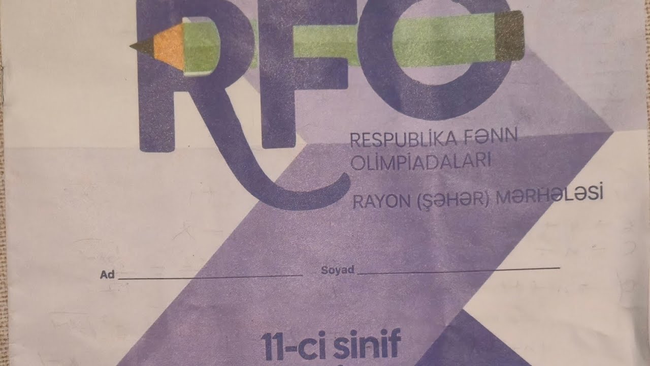 18.01.2026. RFO 11. Sual 18.  Həndəsə sualı