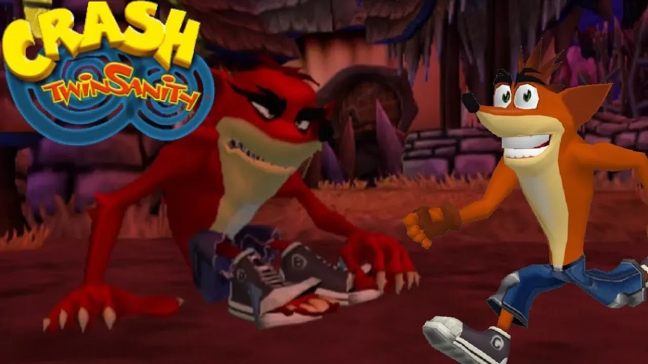 Crash Twinsanity Walkthrough (PS2) - Part 11 - Bandicoot Pursuit (100% All Gems)