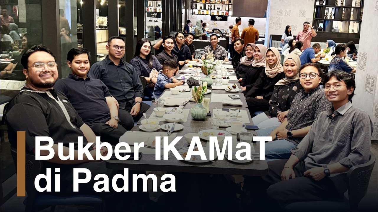 Разговение с сотрудниками IKAMaT в отеле Padma в Семаранге.