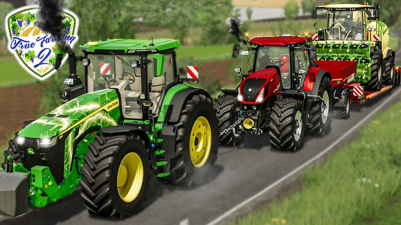 TIEFLADER steckt fest! BERGUNG mit Abschleppkette 🚜 True Farming 2 #532 | LS22