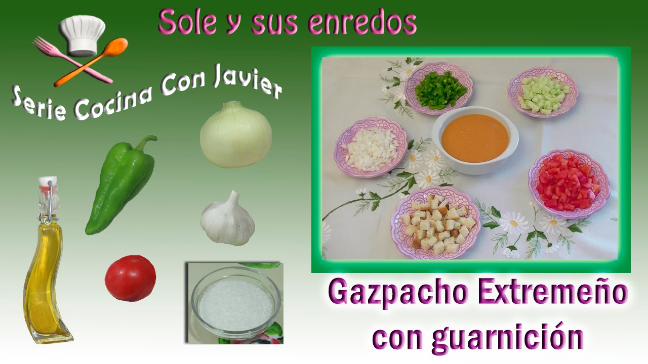 Gazpacho Extremeño. 
