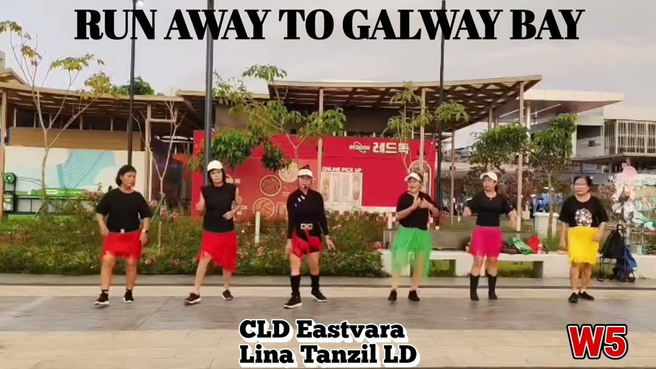 RUN AWAY TO GALWAY BAY Line Dance (Demo:Lina Tanzil & FriendsCLD Eastvara, andreclassic,management) 