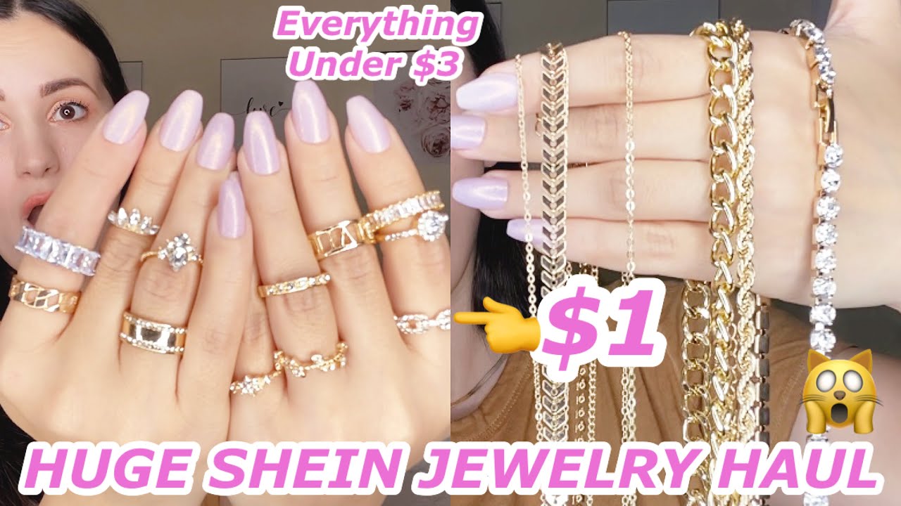 HUGE SHEIN JEWELRY TRY ON HAUL| BOUJJEE ON A BUDGET SHEIN ACCESSORIES HAUL😲🥰🤩🙀