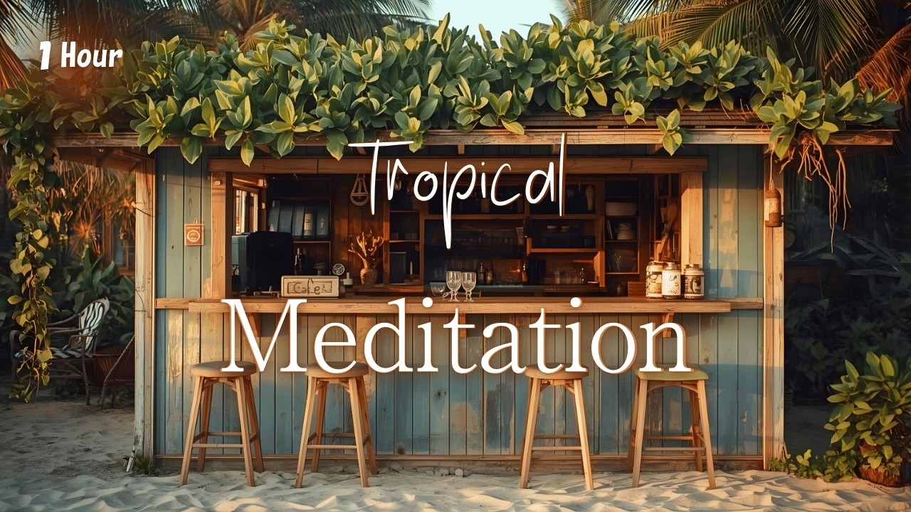 Slow Coastal Air | Peaceful Tropical Meditation Music
