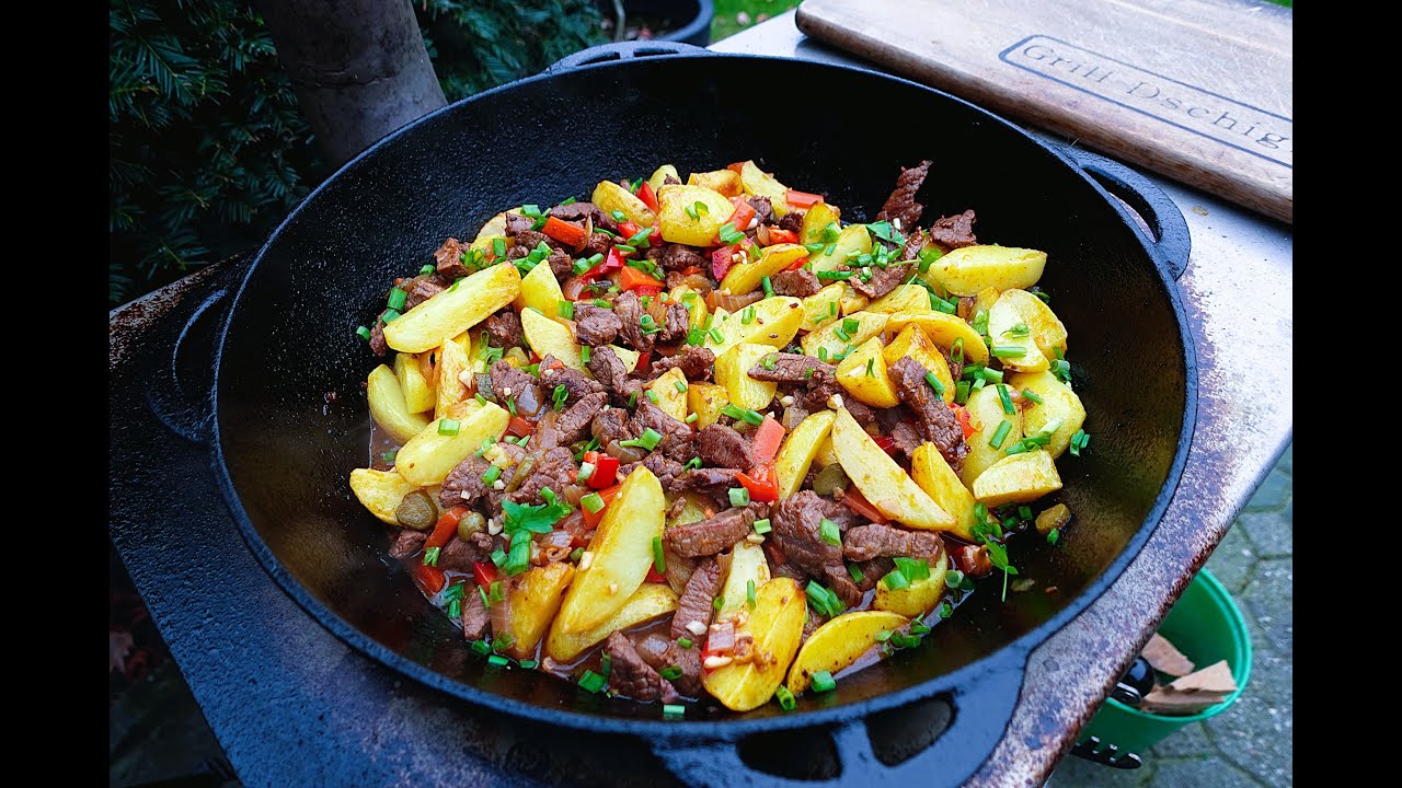 Tatarisches Schmorgericht Azu: deftiges Wohlfühlgericht. Kazan, Dutch Oven Rezepte.