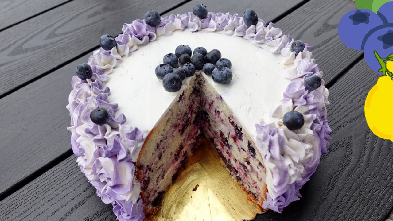 SUPER LAGANA I OSVJEŽAVAJUĆA TORTA S BOROVNICAMA I LIMUNOM (BLUEBERRY LEMON CAKE)