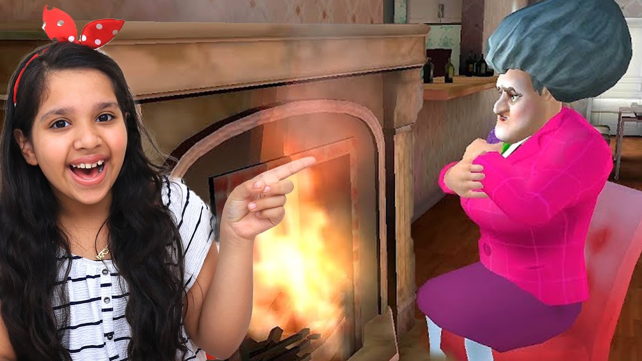 شفا سوت مقالب جديدة في المعلمة الشريرة مرضت بسببنا ! scary teacher 3D