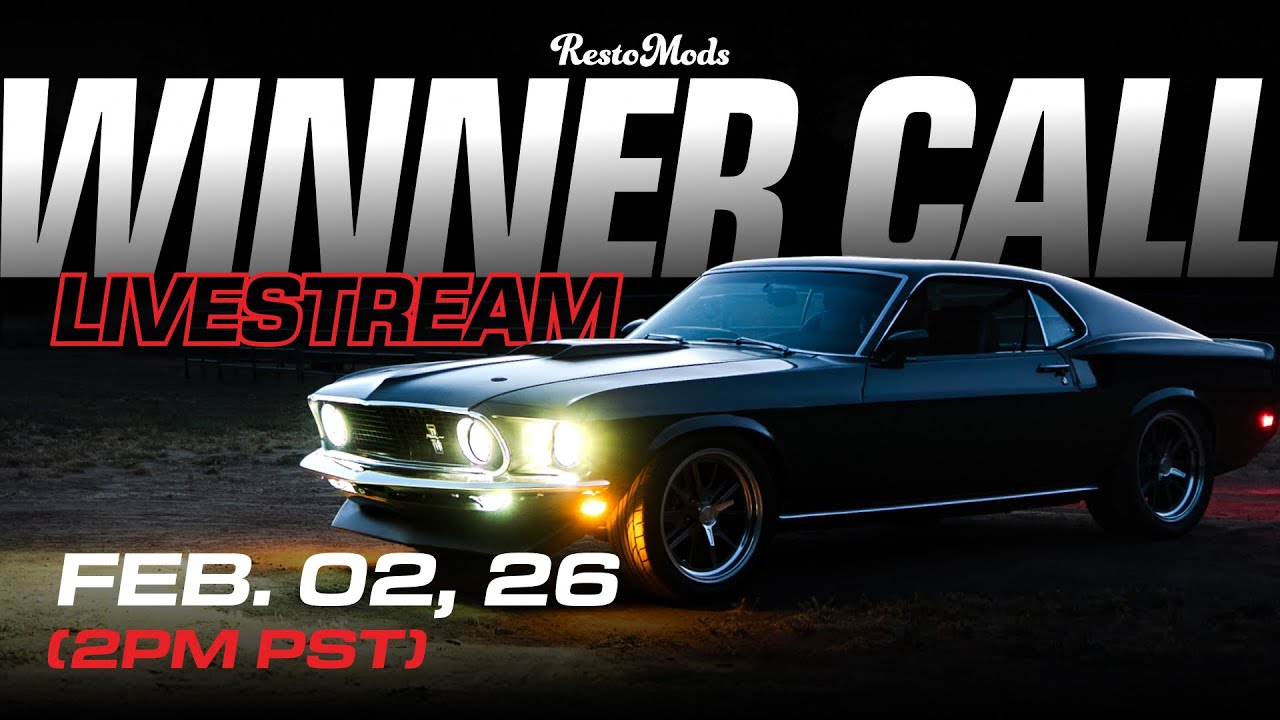 The RM32 1969 Ford Mustang Fastback & $50,000 WINNER CALL