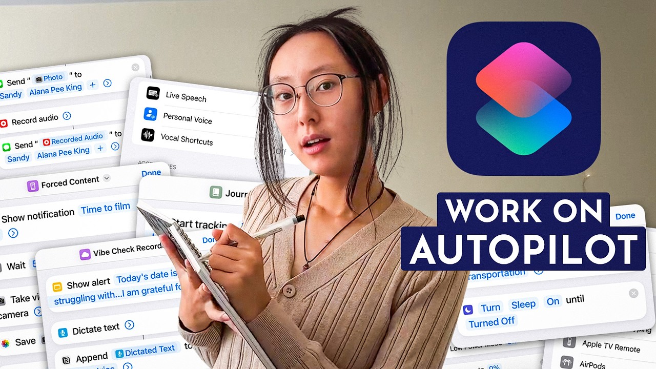 I Set Up Productivity Automations and Now I CRUSH MY GOALS (with Apple Shortcuts)