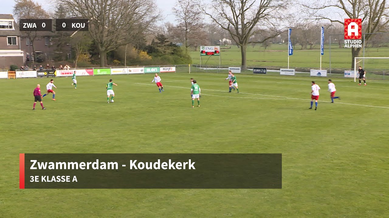 Samenvatting Zwammerdam - Koudekerk (9 maart)