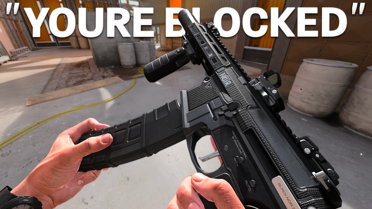 This BUFFED gun made her block me
