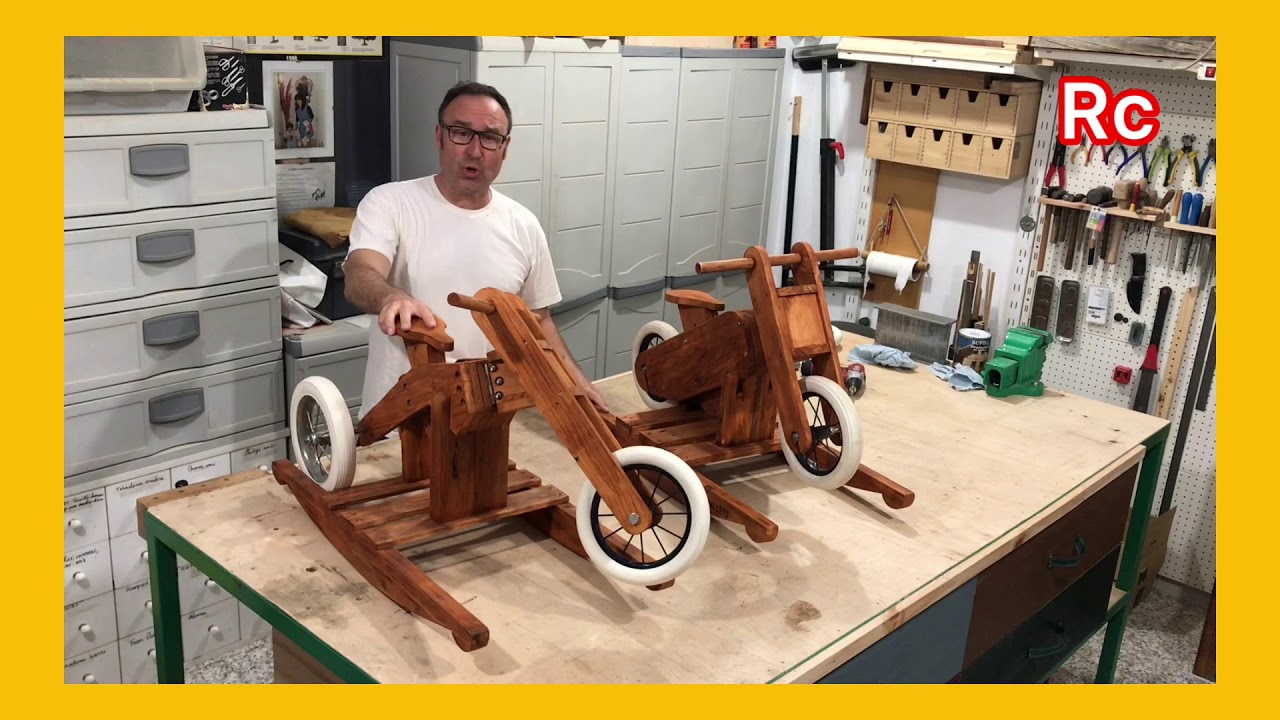 Bicicletas de madera de palets reciclados