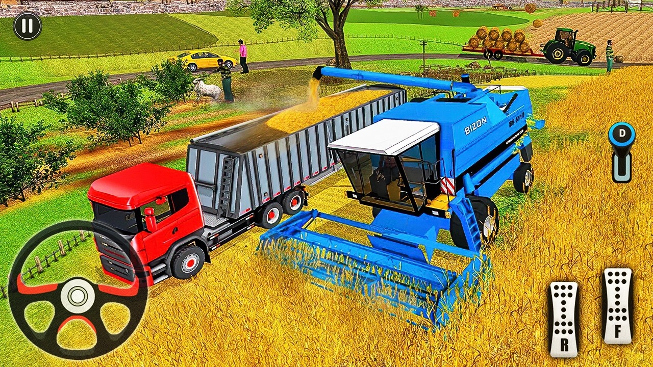 Modern Tractor Farming Driving Simulator 3D - New Tractor Games - Android Gameplay