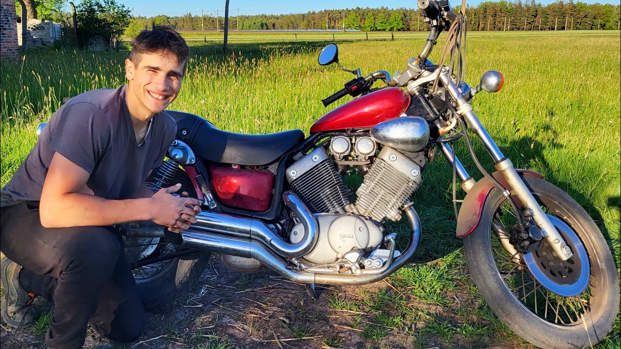 Yamaha Virago 535 - zabawa