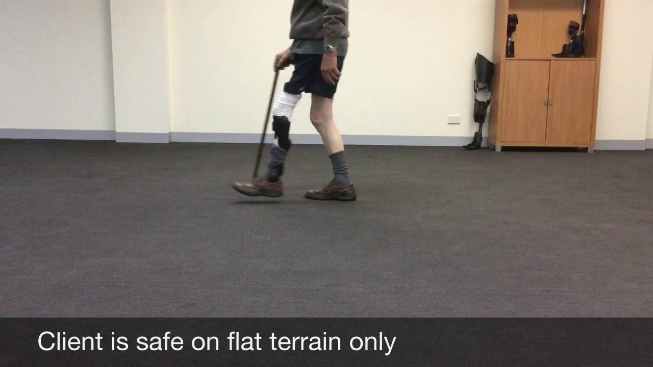 PDE E-Mag Active Stance Control KAFO