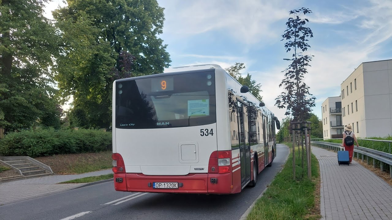 MZK Opole - MAN NL293 Lion's City #534 - Linia: 9 - Kierunek: Bierkowice