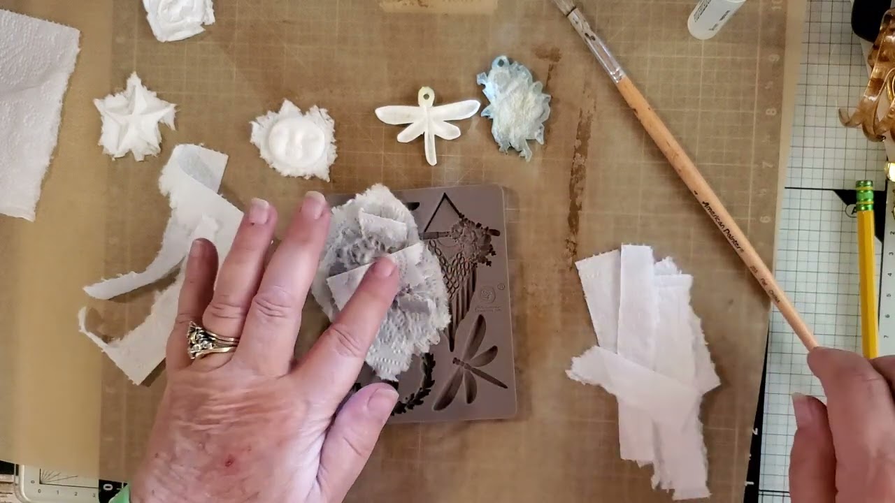 Using Toilet Paper in my moulds instead of clay!  Does it works and how I did it!