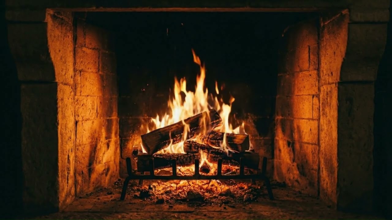 Warm Fireplace Sounds for Sleep & Study – 5 Hour No Music