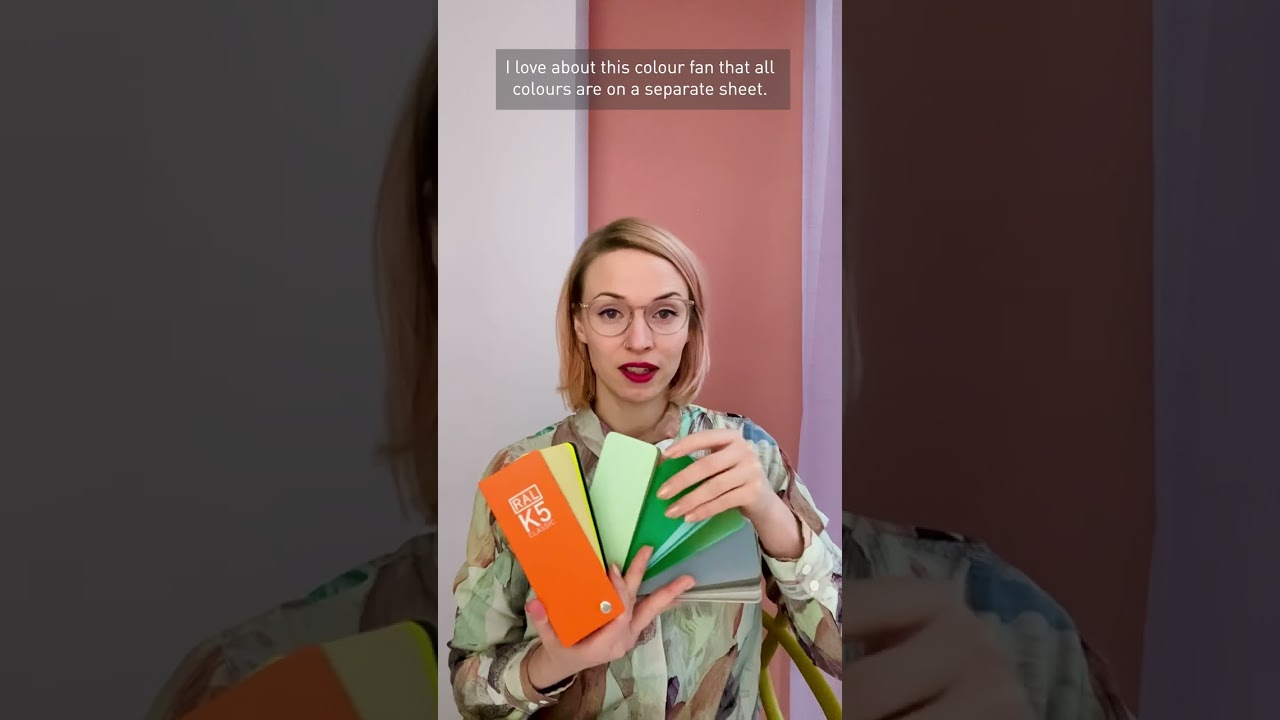 The RAL K5 semi matt Colour fan - a product introduction by Alina Schartner