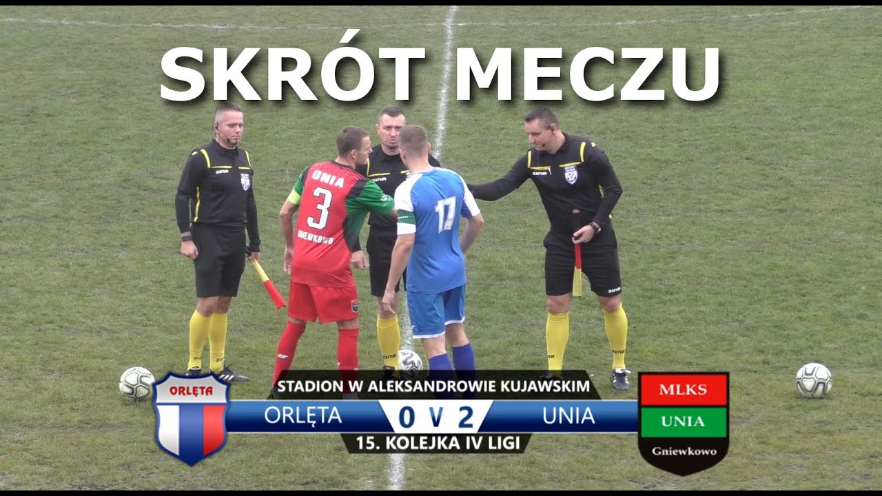 Skrót meczu Orlęta - Unia Gniewkowo 0:2 | 15. kolejka IV ligi