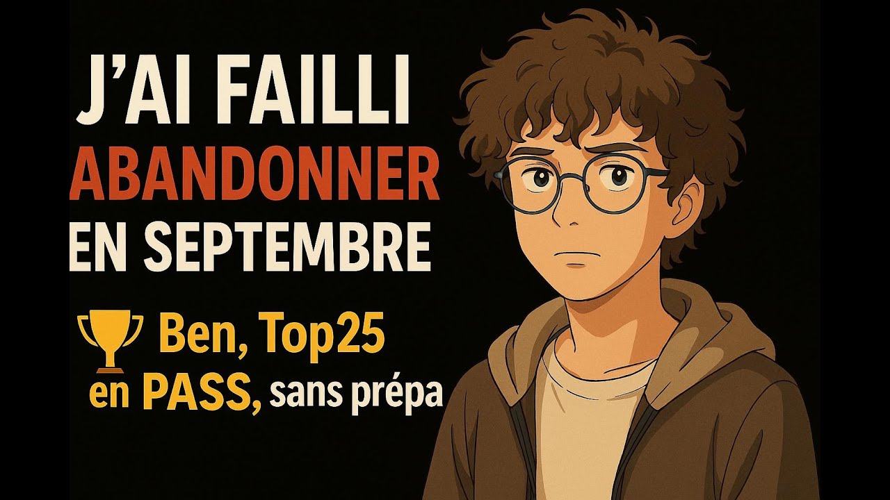Finir Top 25 en PASS avec le TUTORAT et les flashcards - Benjamin