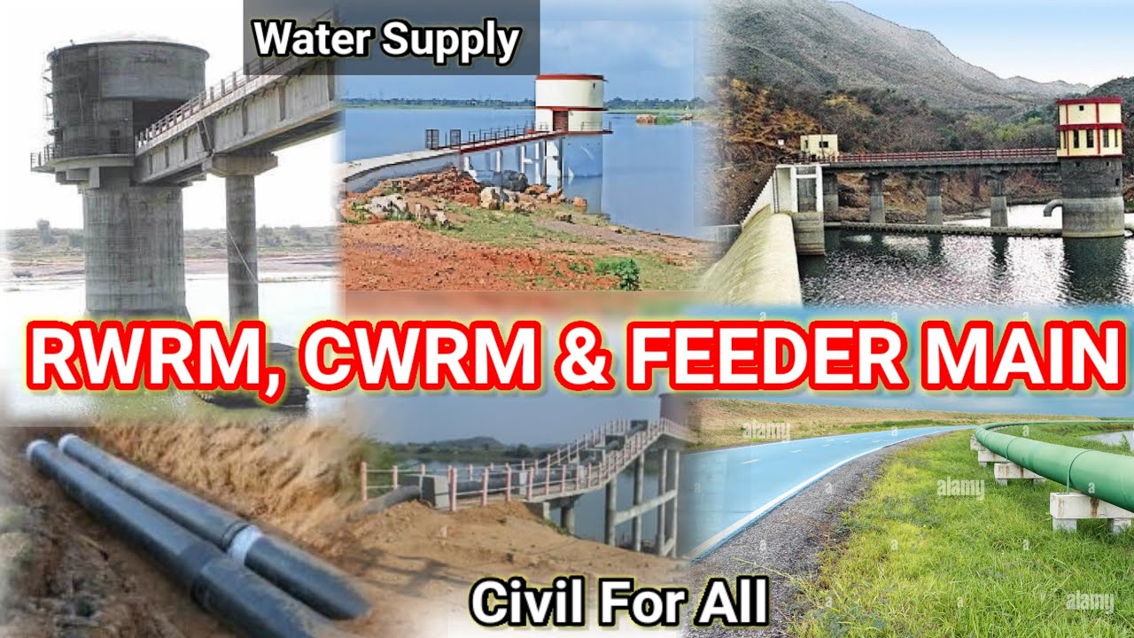 Water Supply Scheme :RWRM , CWRM & Feeder Main | water Project Terms | Raw & Clear Water Rising Main