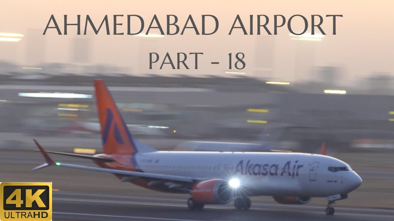 AHMEDABAD INTERNATIONAL AIRPORT | Plane Take-offs  MEGA Compilation [4K] |#planespotting #ahmedabad