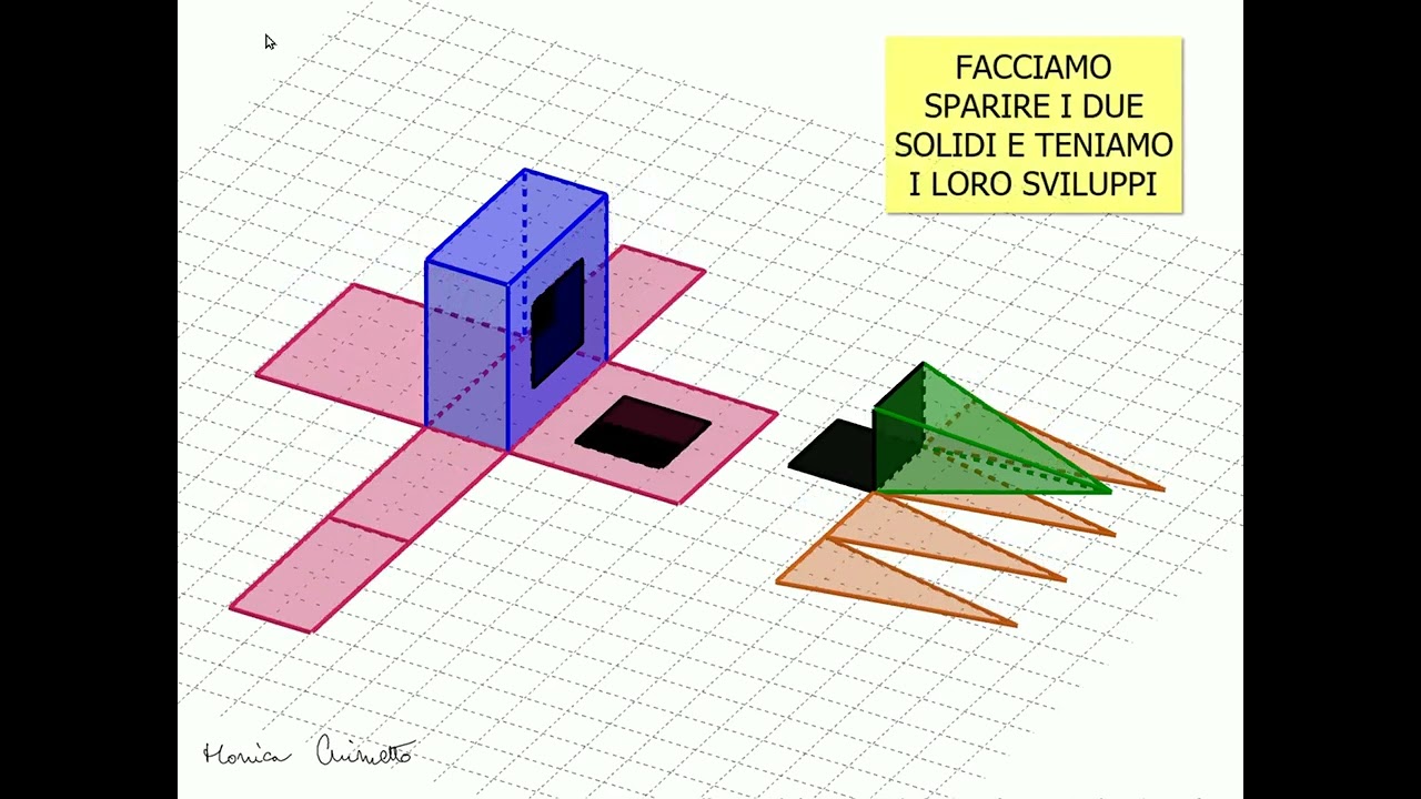 Parallelepipedo e piramide (con base più piccola)