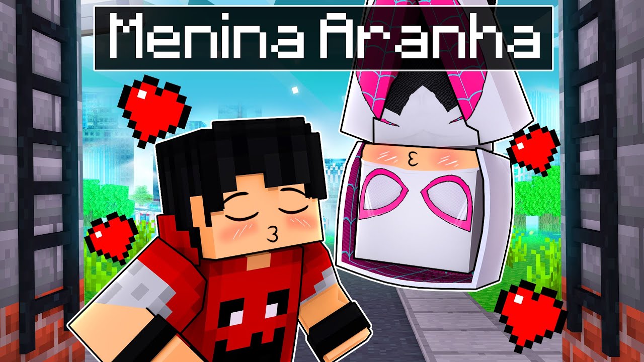 ENCONTRO com a MENINA ARANHA no Minecraft