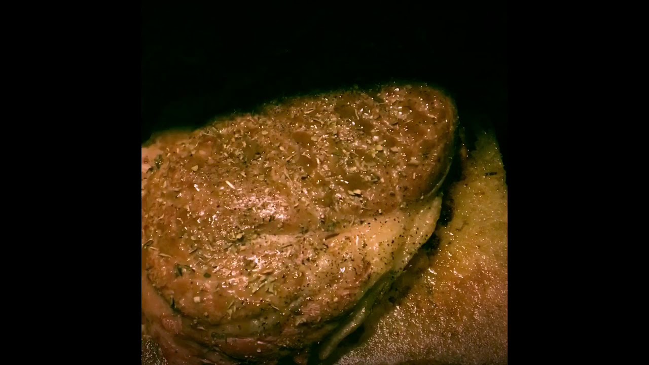 Traeger ribeyes on a Himalayan salt block