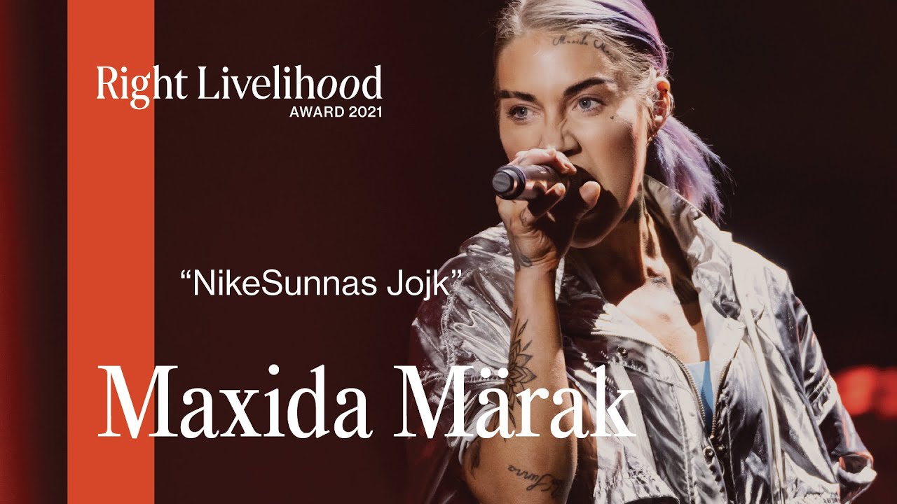 2021 Award Presentation - Maxida Märak performing 
