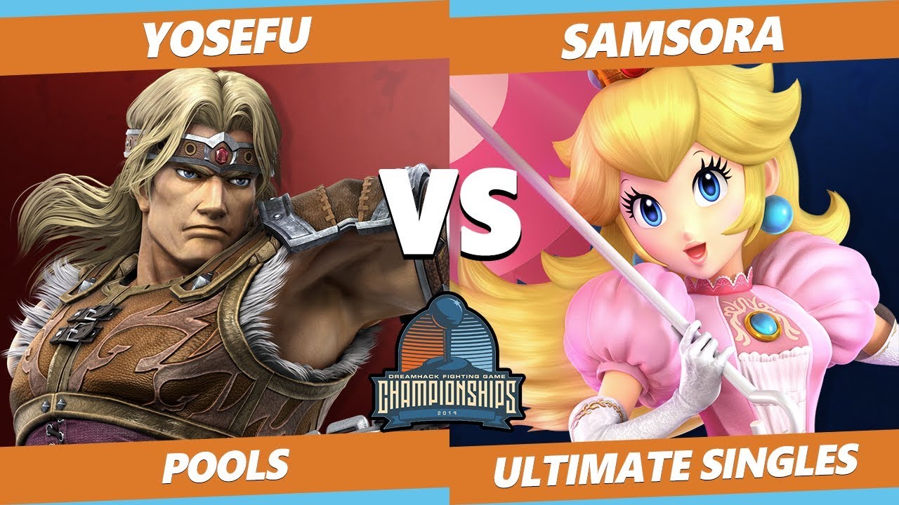 DHATL 2019 SSBU Singles - YoseFu (Simon) Vs. eU | Samsora (Peach) Smash Ultimate Tournament Pools