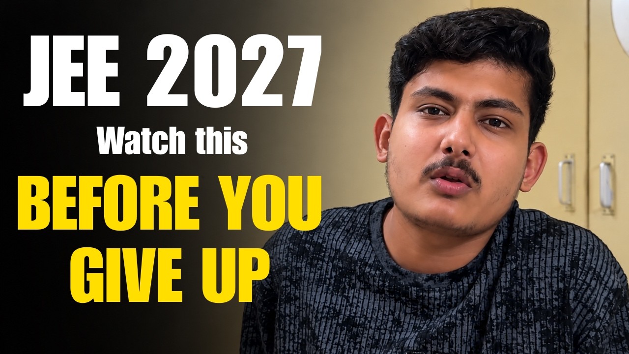 If You&rsquo;re Not Motivated for JEE 2027, Watch This Tier-3 Reality! 🔥