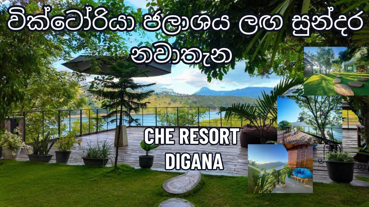 දිගන සුන්දර නවාතැන | Budget Hotel in Digana, Kandy | Che Resort Digana | Victoria Reservoir scenery