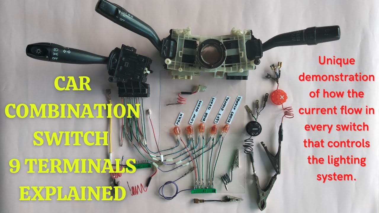 COMBINATION SWITCH OF THE CAR EXPLAINED | TUTORIAL | DEMONSTRATION ON HOW IT WORKS