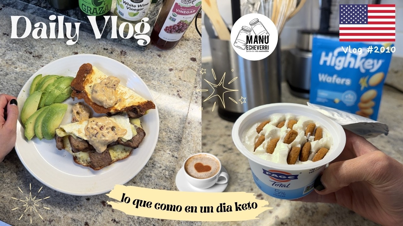 NUEVO CHEESECAKE JAPONES VIRAL VERSION KETO | KETO DAY OF EATING | VLOG 2010 | Manu Echeverri