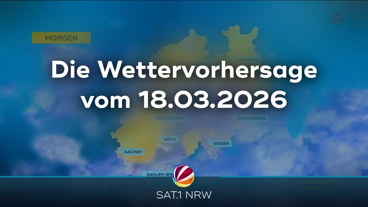 Die Wettervorhersage vom 18.03.2026