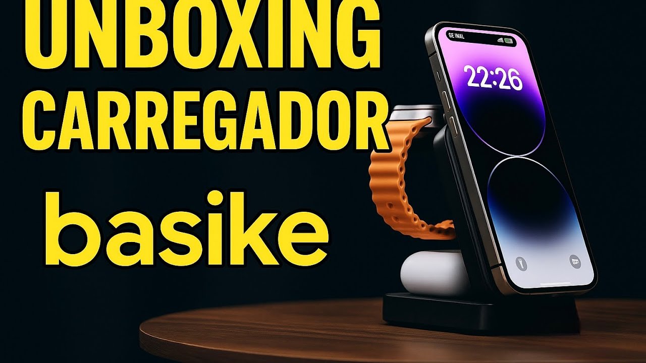 Unboxing carregador basike