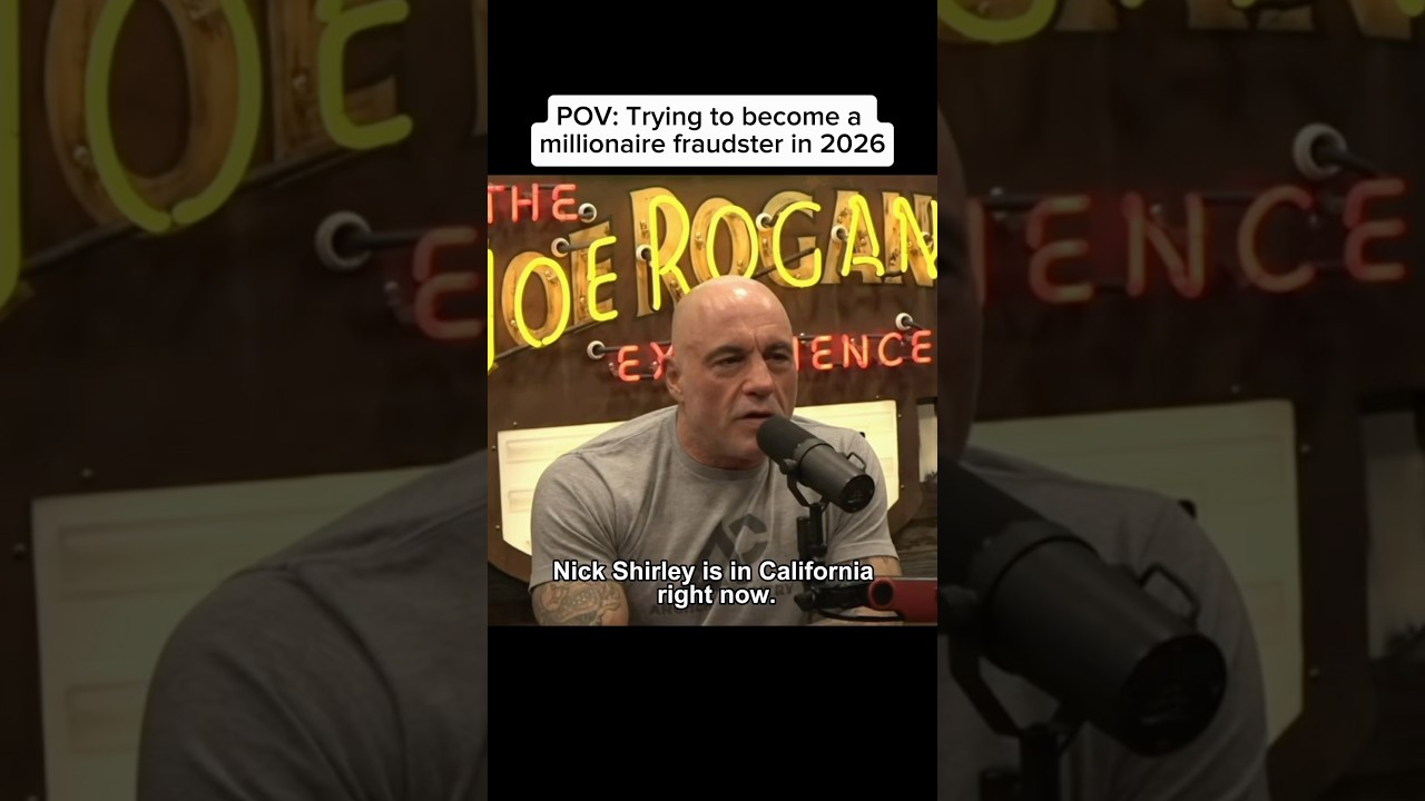 Joe Rogan Speaks on Nick Shirley Exposing Fraud