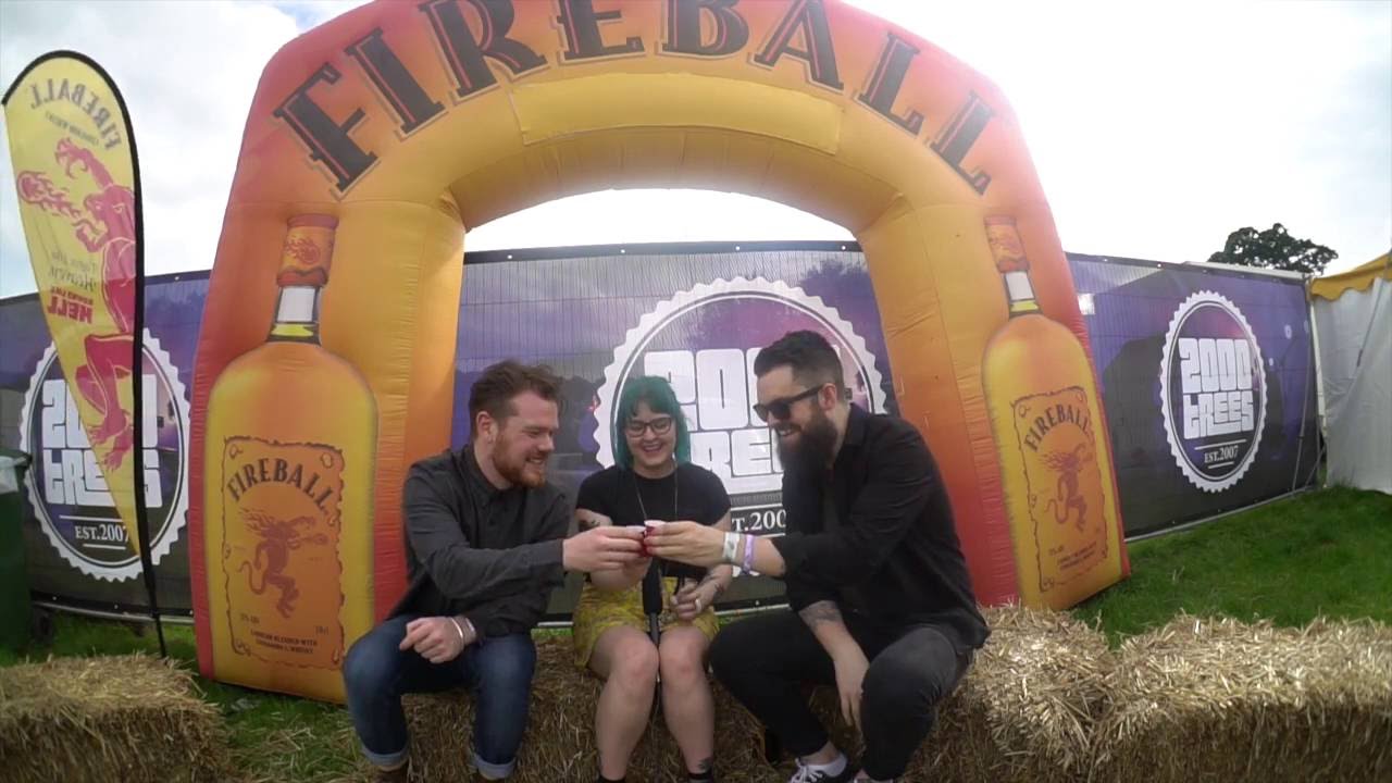 Zoax interview at 2000 trees, fuelled by Fireball.