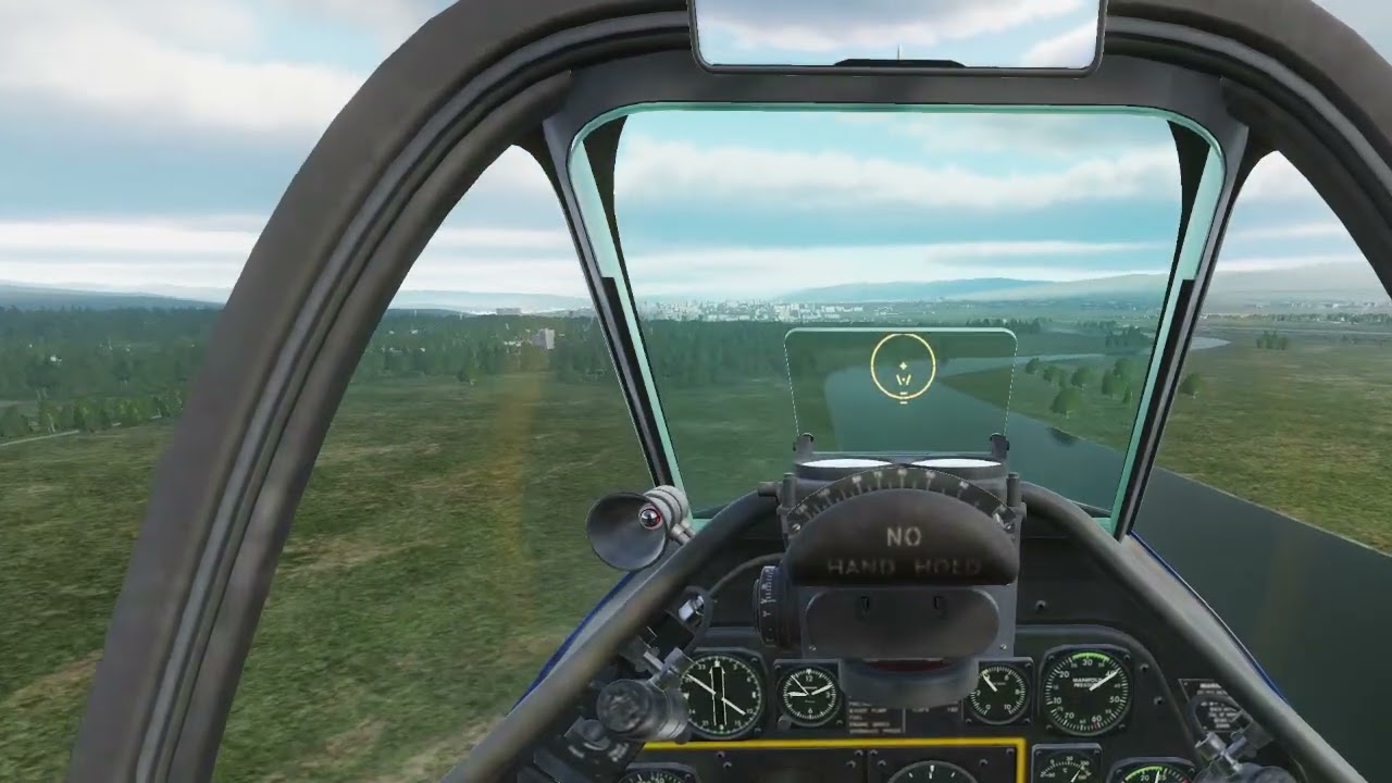 2026 02 07 P-51D short river run with silly ending.