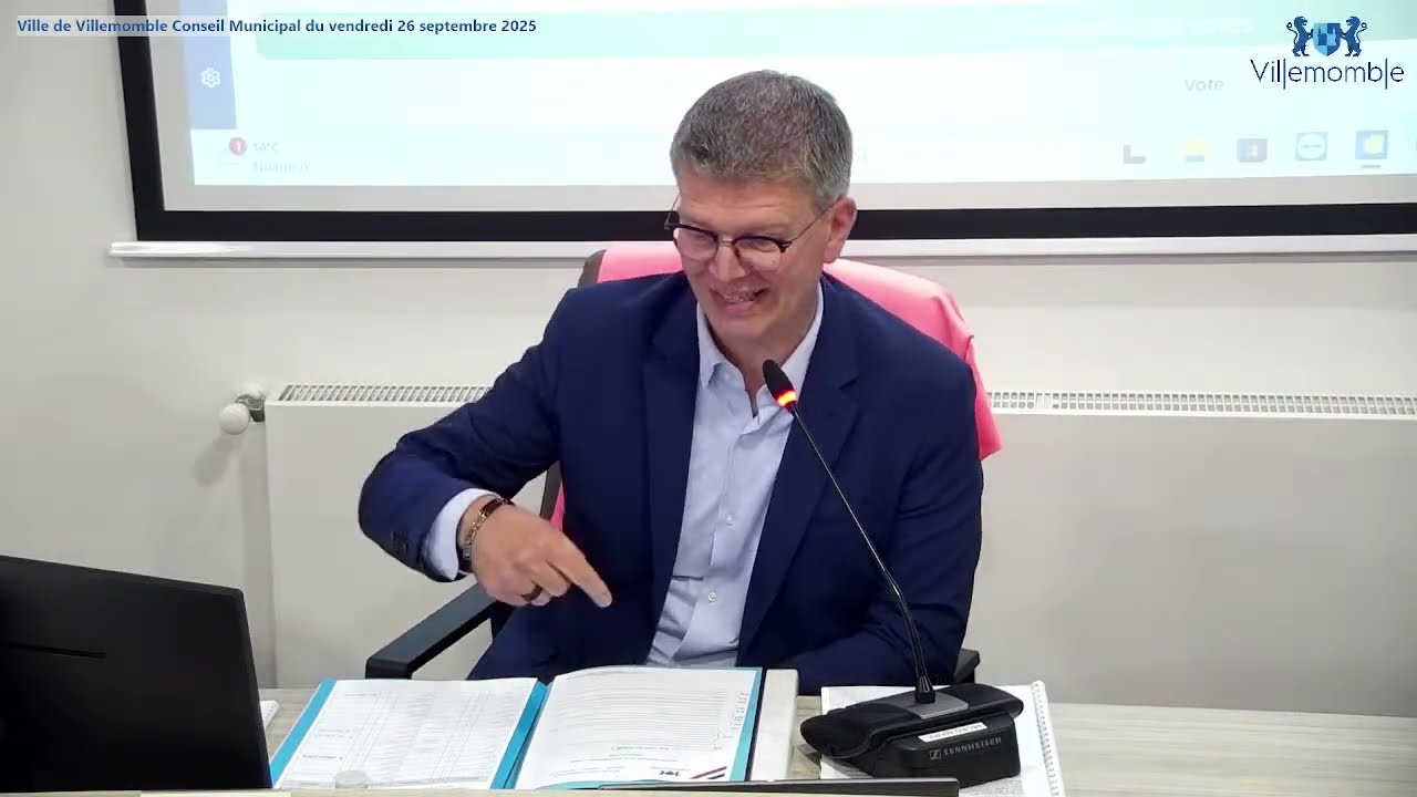 Ville de Villemomble - Diffusion en direct du Conseil Municipal du vendredi 26 septembre 2025