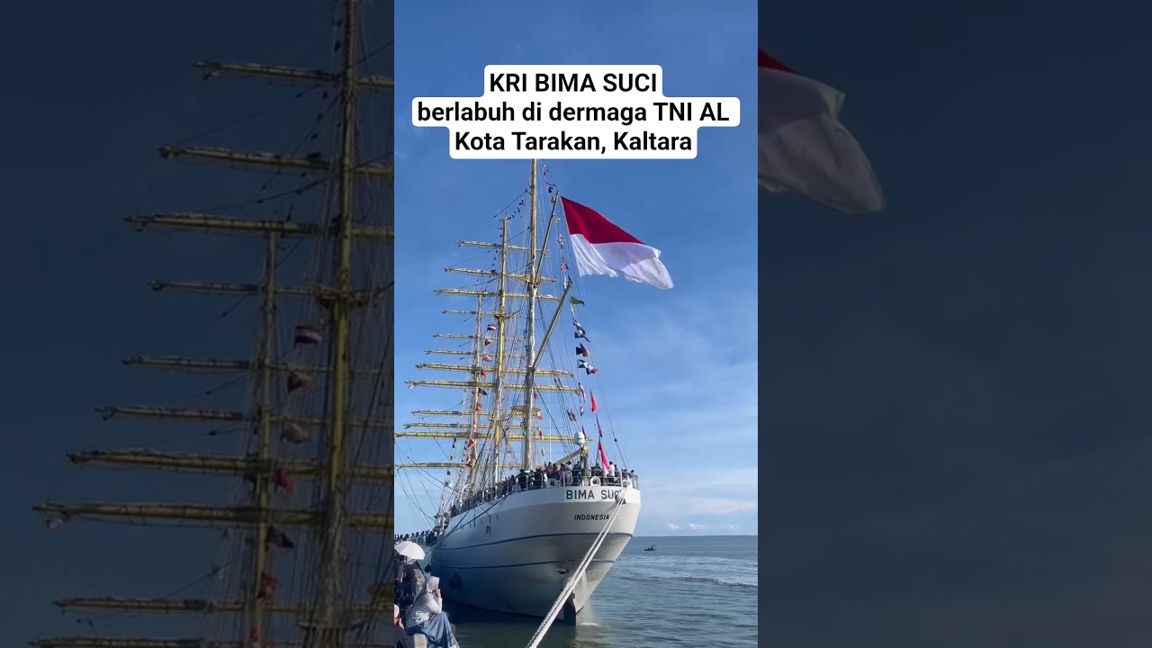 KRI BIMA SUCI INDONESIA berada di dermaga TNI AL Kota Tarakan #tarakan #kribimasuci #kaltara